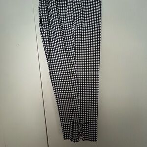 Black and White Checkered Capris